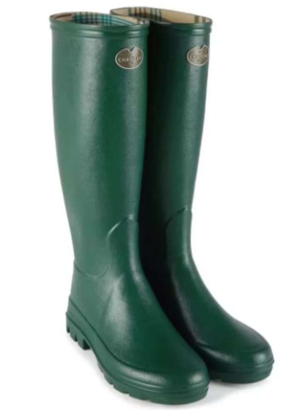 Le Chameau Iris Wellington Boot in Green (Vert Fonce, Size 9)
